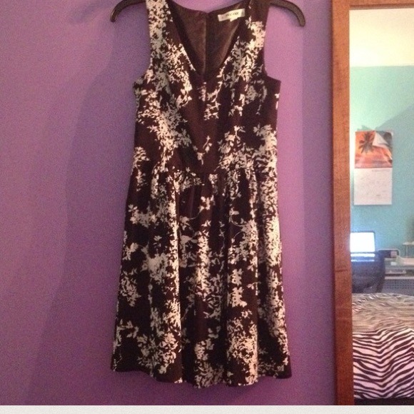 B&W Floral Dress - Picture 1 of 2