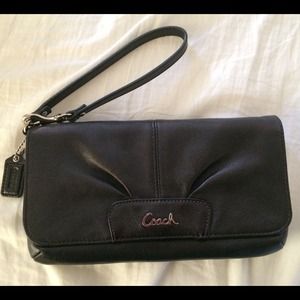 COACH large wristlet