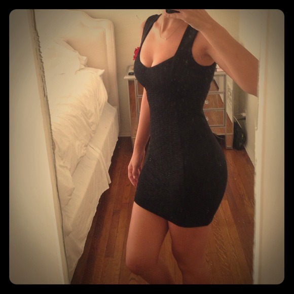 Black Top Shop cocktail dress