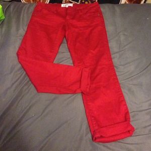 Red Skinny Jeans