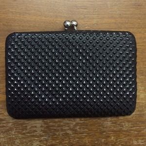 Black clasp wallet