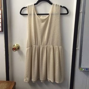 Cream color tank
