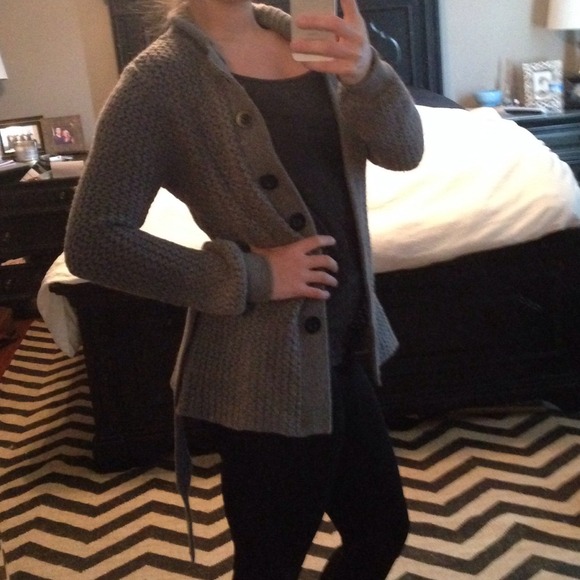 HP 🎉🎈• g r a y • k n i t • s w e a t e r • long - Picture 3 of 4