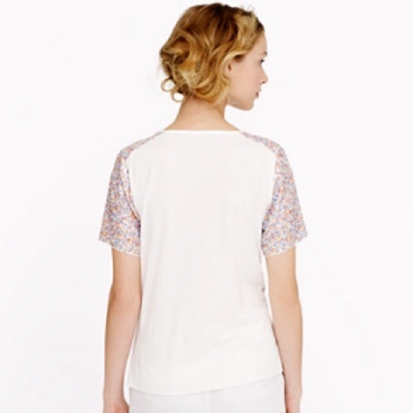 ❌Bundled❌ J. Crew Cluster Sequin Tee - Picture 2 of 4