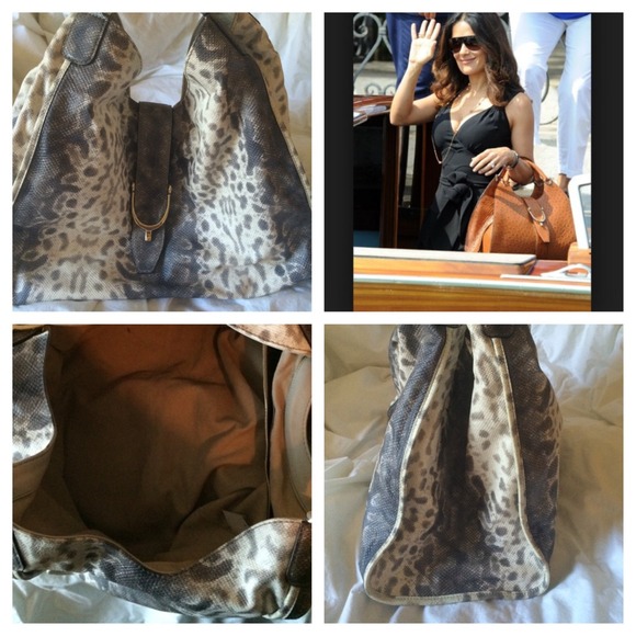 ❤️RARE GUCCI EXOTIC❤️ Soft Stirrup Lizard bag! NWT - Picture 2 of 4