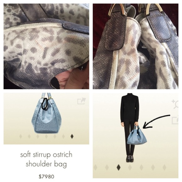 ❤️RARE GUCCI EXOTIC❤️ Soft Stirrup Lizard bag! NWT - Picture 4 of 4