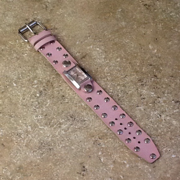 Pink Studded no boundaries watch - Picture 2 of 4