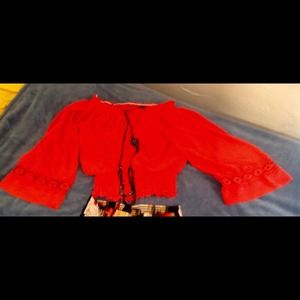 Orange summer top and pants