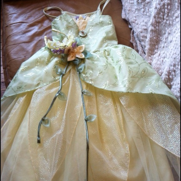 Girls Custom Princess Tiana Costume