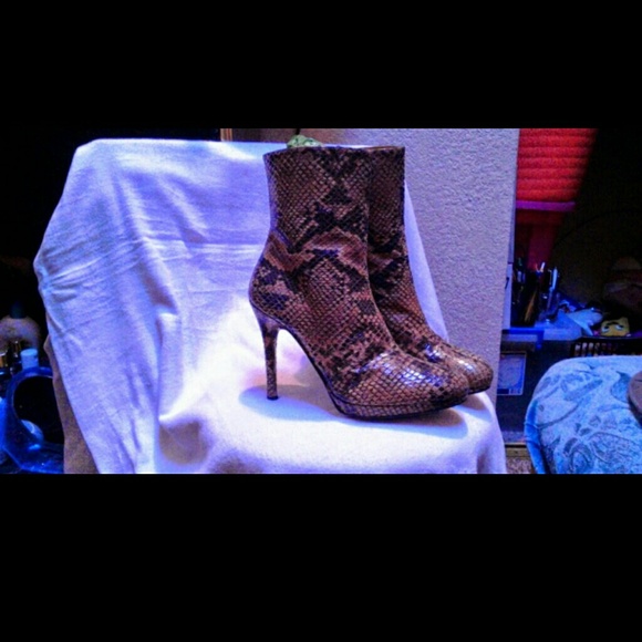 Stuart Weitzman Python Boots