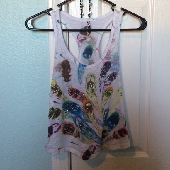 Feather tank top
