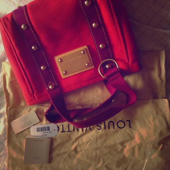 Louis Vuitton canvas small tote