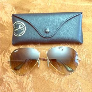 Ray-Ban Large Frame Aviator Sunglasses