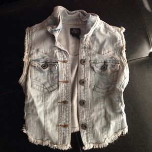Blue Asphalt denim vest