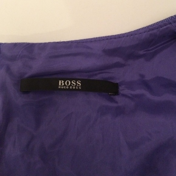Hugo Boss deep lavender wiggle dress - Picture 4 of 4