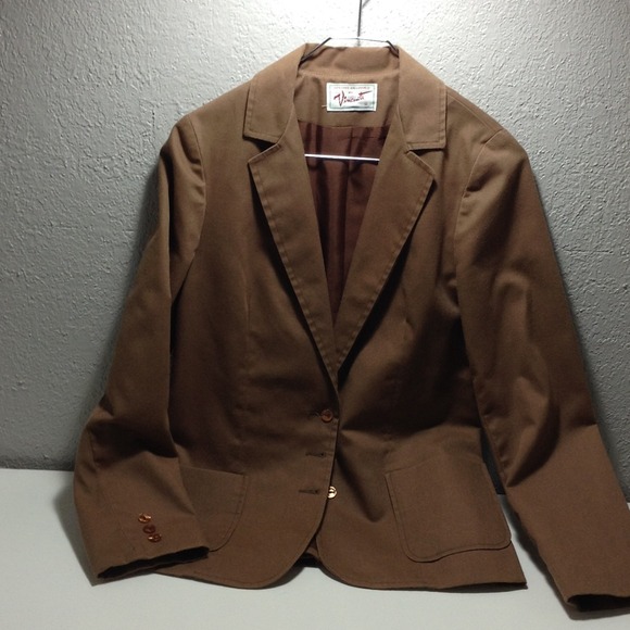 Vintage brown blazer by Vinceriti