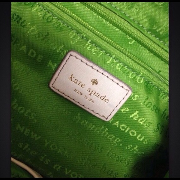 Authentic Kate Spade Ivory Handbag