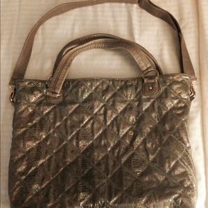 Deux Lux handbag faux snakeskin