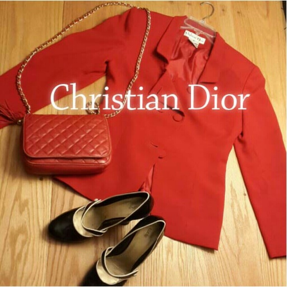 Christian Dior vintage designer blazer size 4