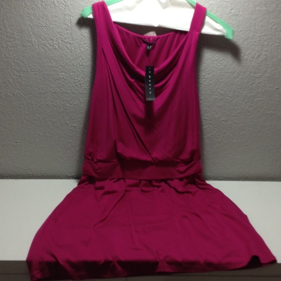 Theory pink fuchsia sleeveless sundress size L