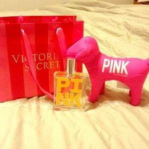 Bundled fearless perfume and Vs bag