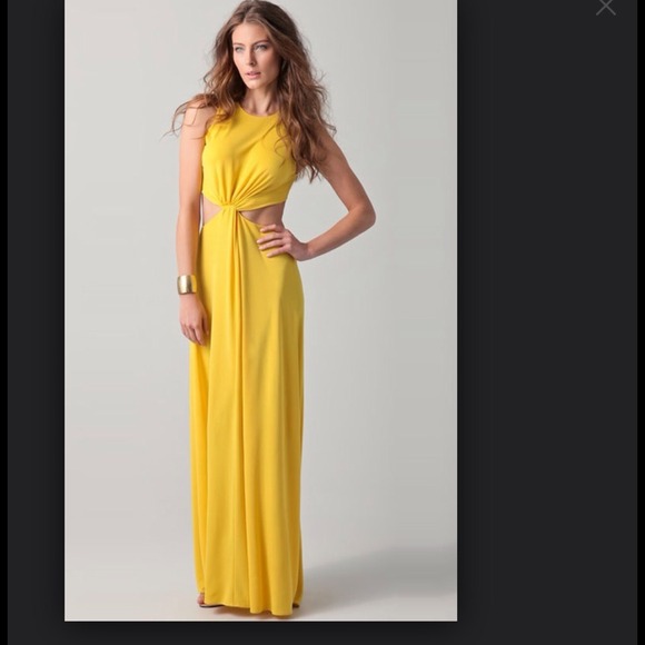 BCBGMaxAzria Dresses & Skirts - 🎉HOST PICK🎉 Yellow Gown
