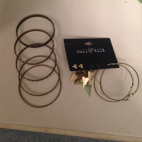 Earrings and bracelets