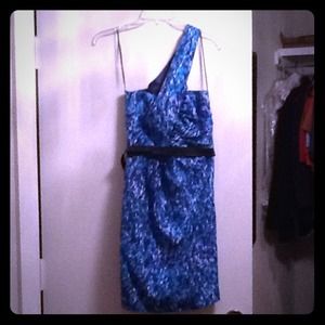 New Trina Turk One Shoulder Dress