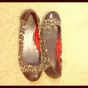 Coach Ocelot flats