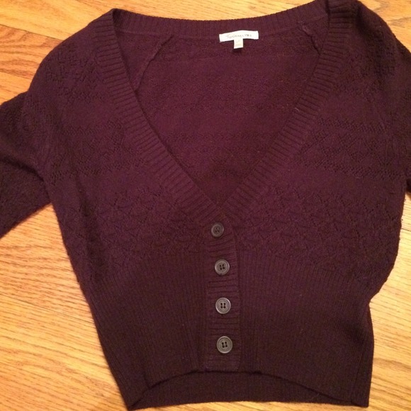 Beautiful eggplant cardigan