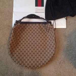 Authentic monogram gucci bag