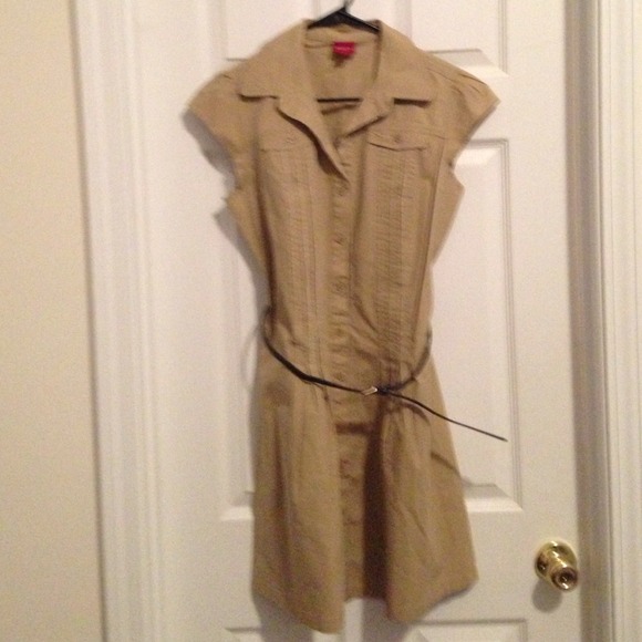 Tan dress size medium