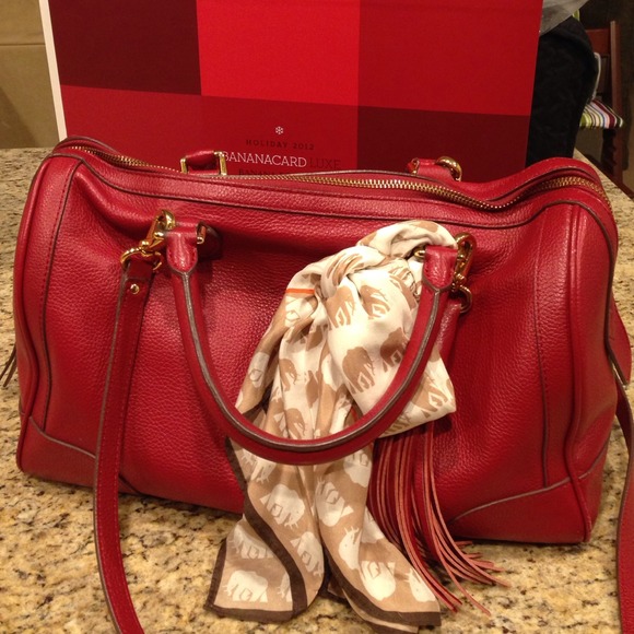 Banana Republic leather bag