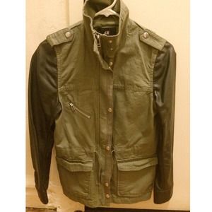 H&M Army green Jacket size 4