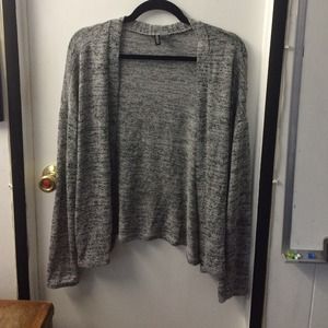 Gray cardigan
