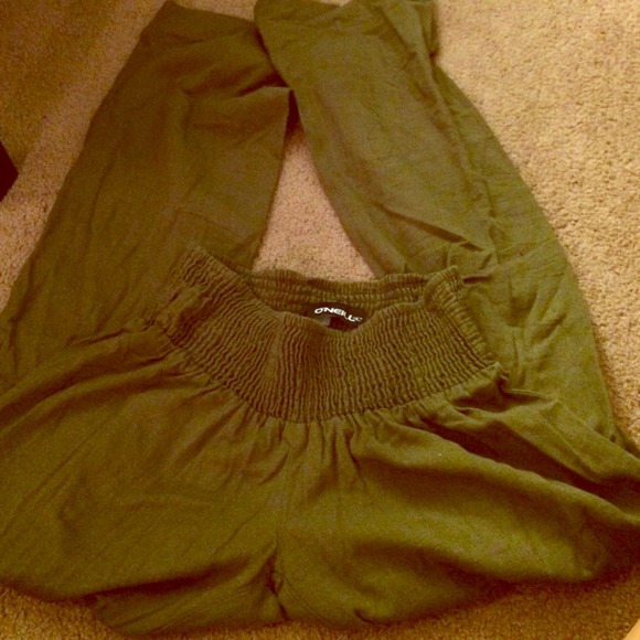 O Neil Olive Green Beach Pants