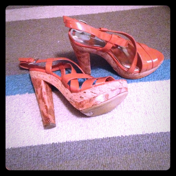 Funky heels size 7.5