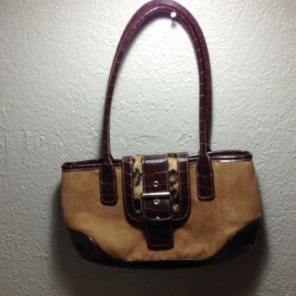 JLO faux leather hobo bag