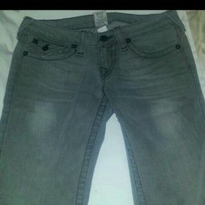 True Religion skinny jeans gray Size 28