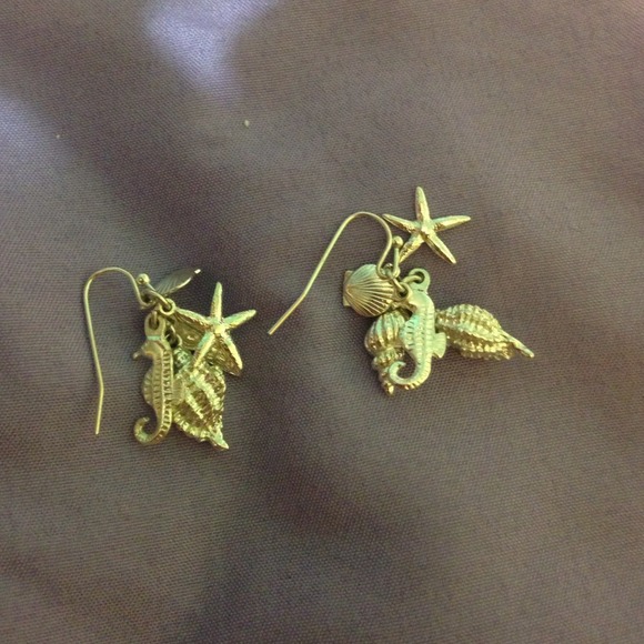 Under the sea dangly earrings