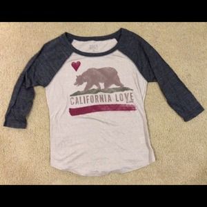 Billabong California Love Baseball Tee