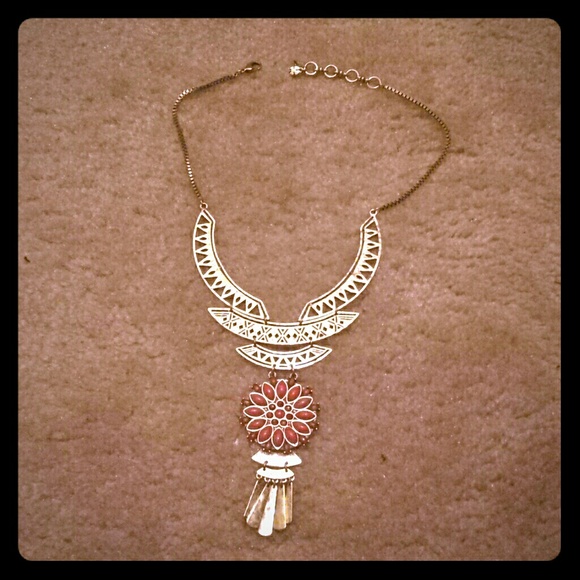 Lucky brand aztec necklace