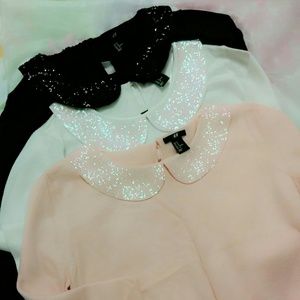 Peter pan colar sweaters