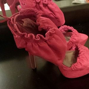 Pink Bakers Heels
