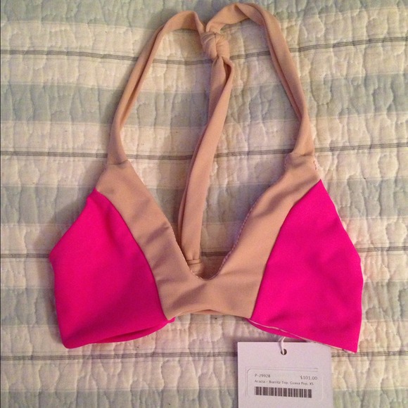 NWT Acacia Swimwear Biarritz Guava Pop