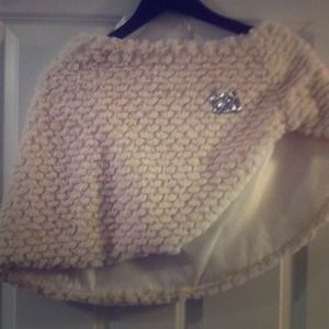 Bundle/shall and white sun dress