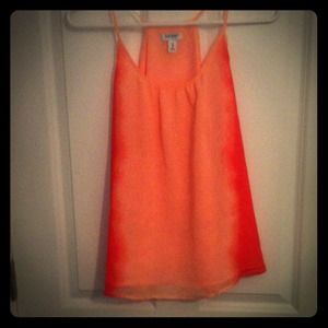 Multi color orange tank