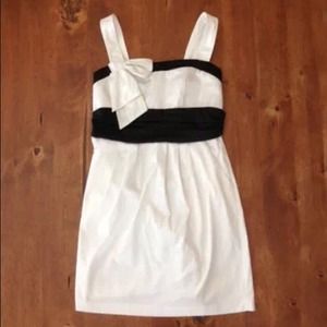 White and Black Love Culture Dress