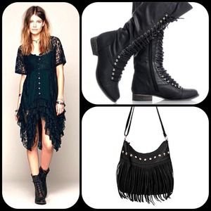 ❤️ ✅✅ 2 X Host Pick FREE PEOPLE Prairie Lace LBD