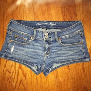 Denim shorts